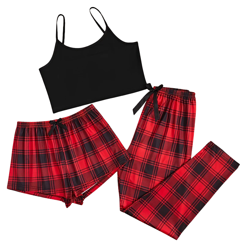 Plaid & Cozy Matching Couple Pajama Set