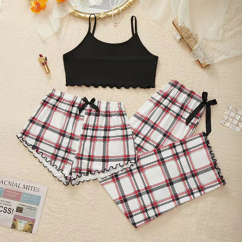 Plaid & Cozy Matching Couple Pajama Set