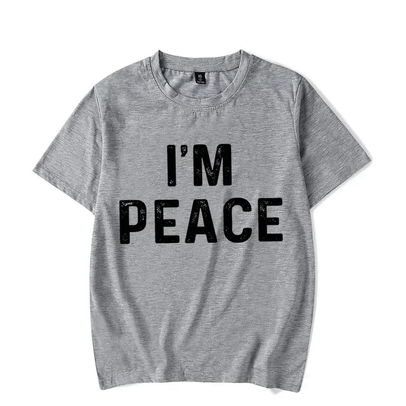 Funny Matching Couple Shirts – “I Come in Peace” & “I’m Peace” Tees