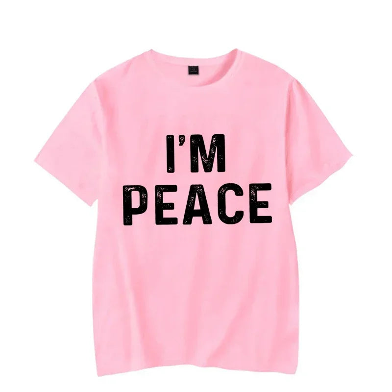 Funny Matching Couple Shirts – “I Come in Peace” & “I’m Peace” Tees