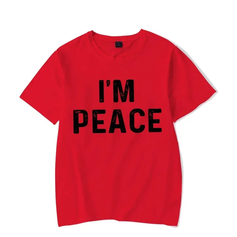 Funny Matching Couple Shirts – “I Come in Peace” & “I’m Peace” Tees