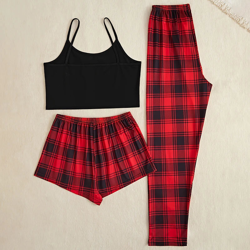 Plaid & Cozy Matching Couple Pajama Set