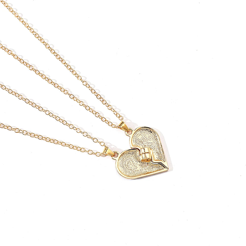 Lilo & Stitch Couples Heart Necklace